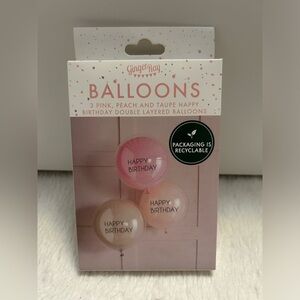 Double layer Birthday balloons